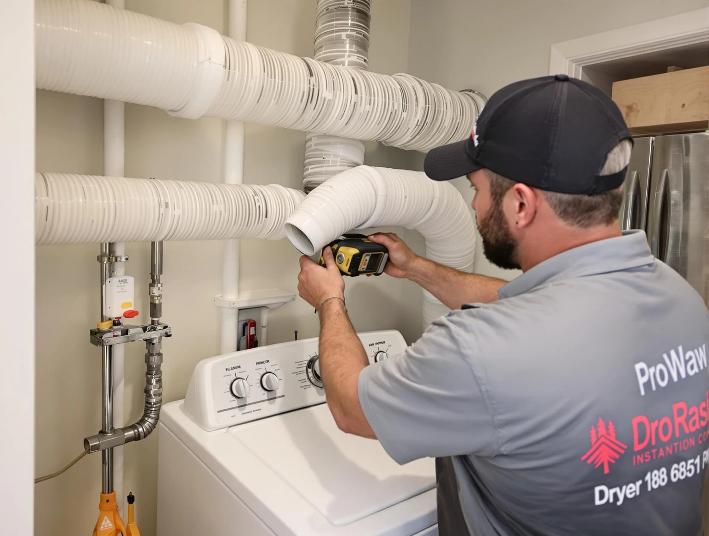 Professional dryer vent hose installation by Everett Dryer Vent Cleaning in Everett