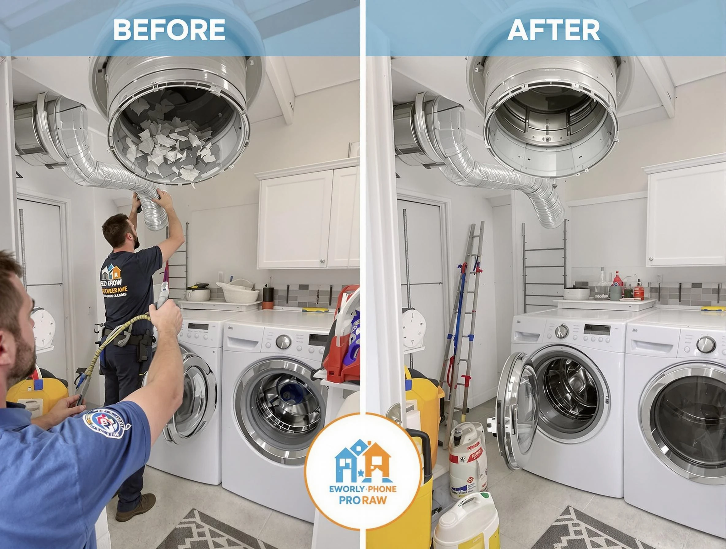 Residential dryer vent cleaning by Everett Dryer Vent Cleaning in Everett